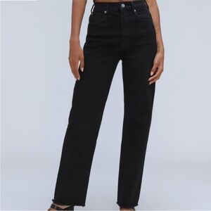 NWT Everlane The Way High Jean | Coal Black | Size 27T